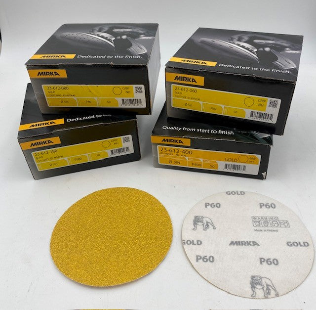 SOLID H&L MIRKA GOLD DISCS