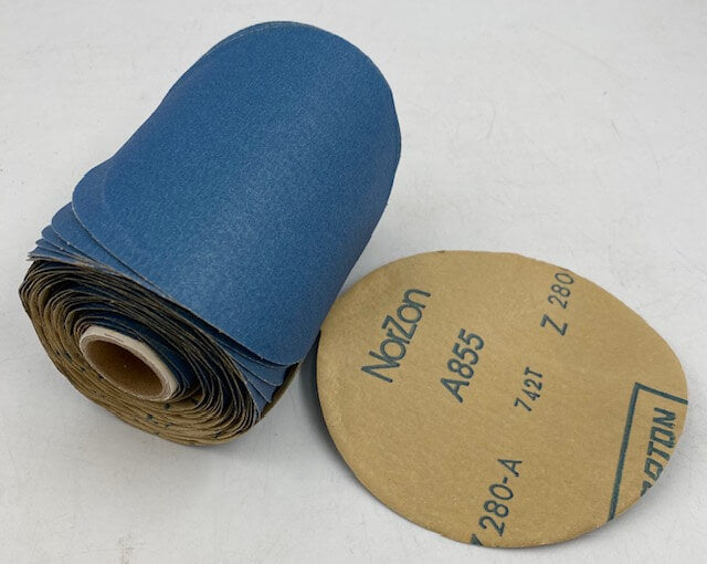 5'' Solid PSA Zirconia Norton Sanding Disc Rolls