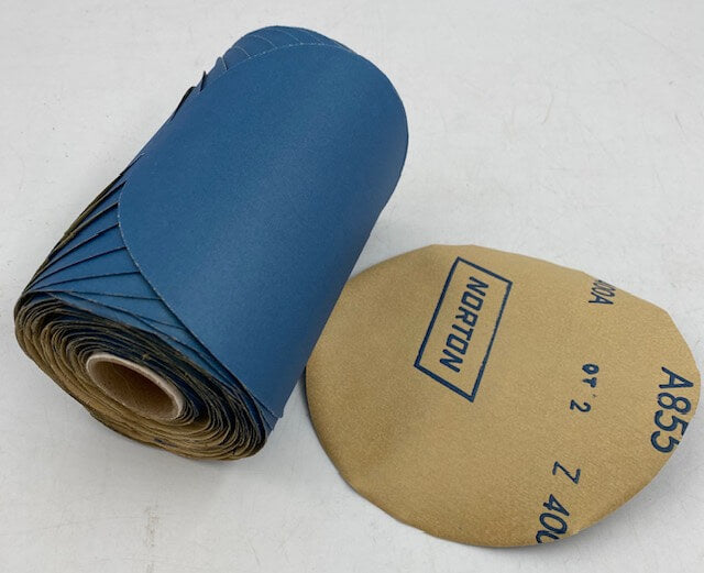 5'' Solid PSA Zirconia Norton Sanding Disc Rolls
