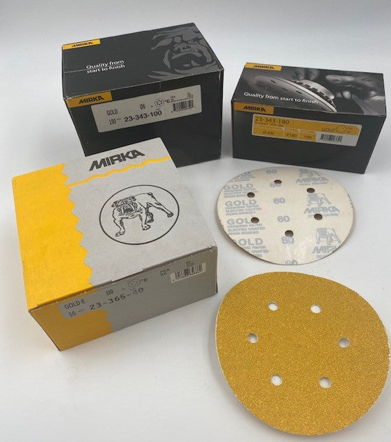 6 HOLE PSA MIRKA GOLD DISCS (ROLL)