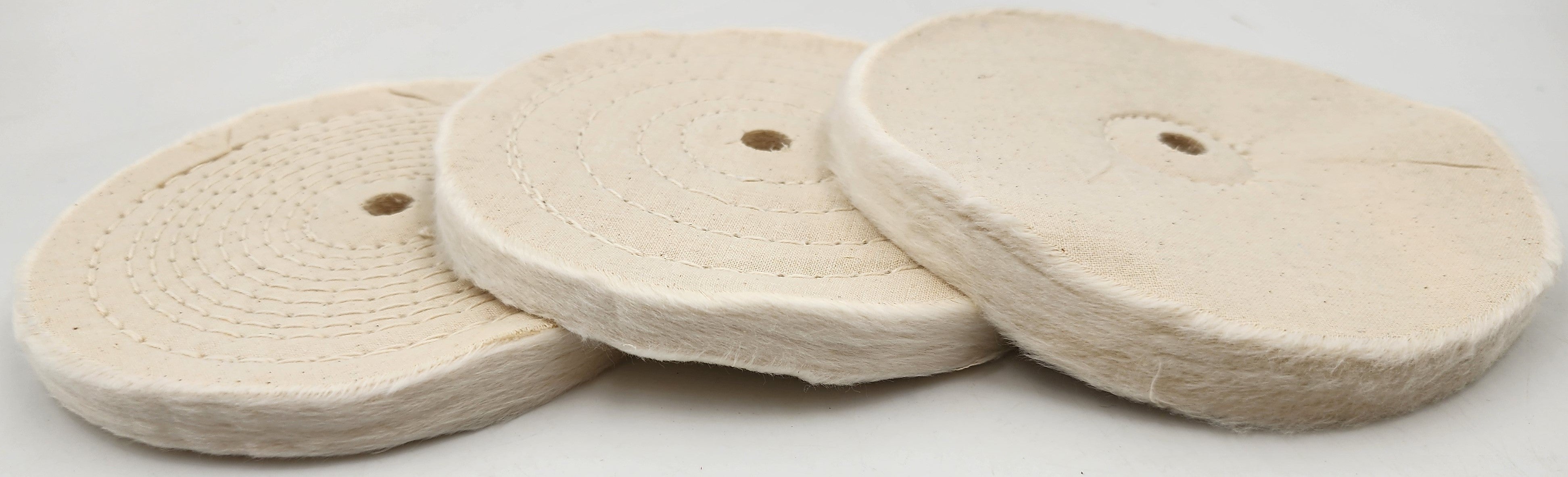 10" DIAM. BUFFING WHEEL SOFT - LOOSE WHEEL (3/4" ARBORS)