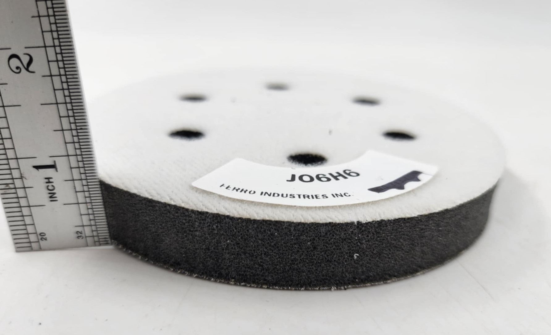 6" (6 HOLES) SOFT FOAM H&L INTERFACE PAD 1" THICK (J06H6) USA