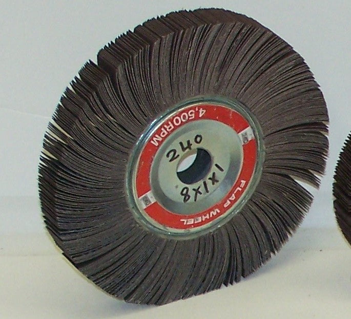 8" X 1" X 1" Un-mounted Flap Wheel
