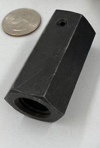 5/8-11(threaded female) to 1/4" (smooth female) 2" LONG w/Set screw Coupler