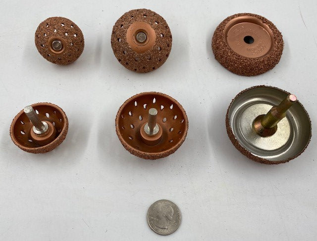 CARBIDE BOWL SANDER ASST ONE EACH 2 1/2",2", & 1 1/2"