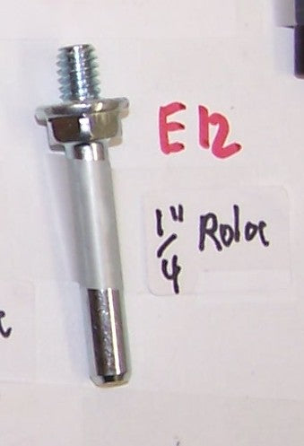 (E-12) ROLOC X 1/4 (1 3/4 OAL) MANDREL