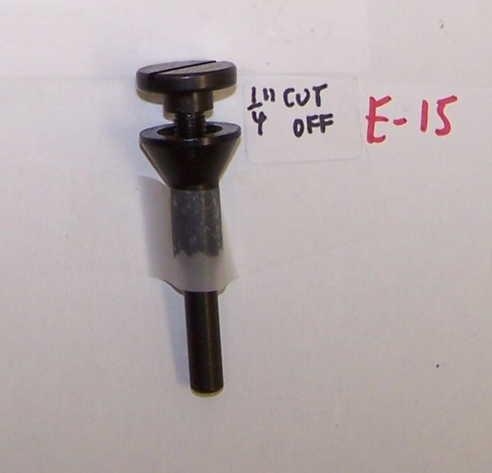 (E-15) 3/8 ARBOR 1/4 SHANK 2 1/4" LENGTH CUTOFF MANDREL