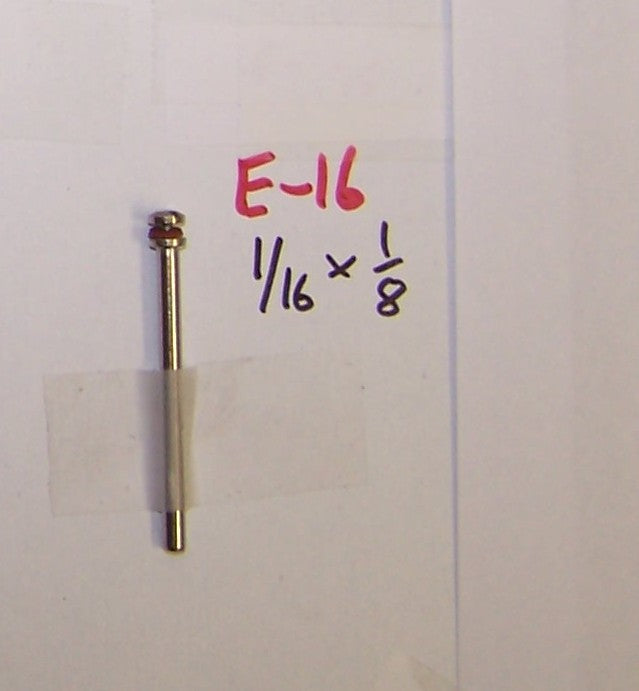 (E-16) 1/16 X 1/8 (1 1/2 OAL) MANDREL