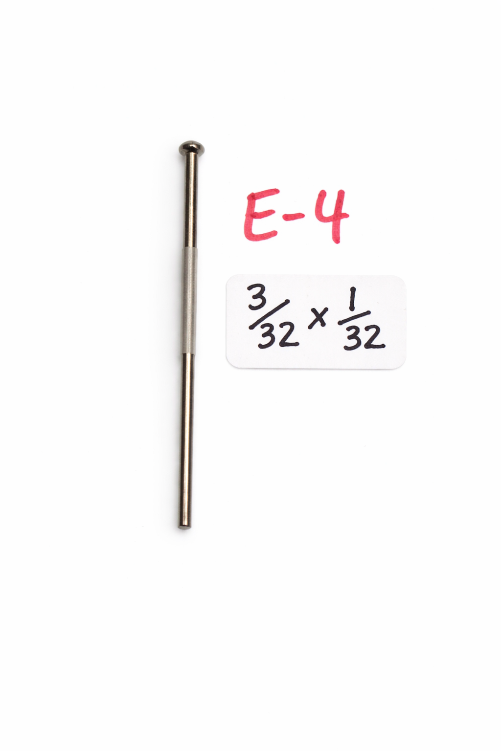 (E-4) 1/32 X 3/32 (1 3/4 OAL) MANDREL