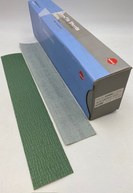2 3/4" X 16 1/2" H&L (Premium Sun Green Film) A.O. FILE BOARD SHEETS 120GRIT