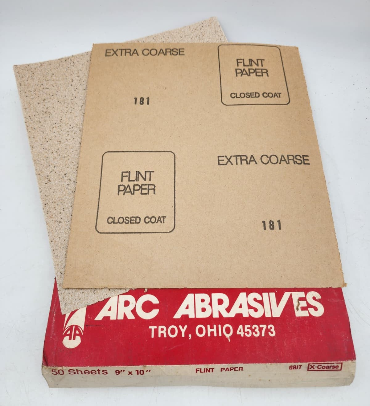 9" X 10" FLINT PAPER SHEETS