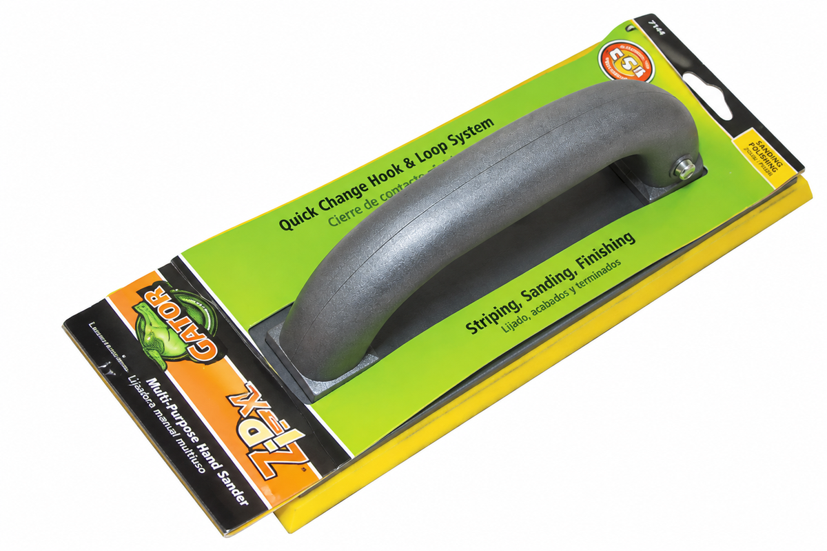 3 1/2" X 9 1/2" Hook & Loop Hand Polishing Kit – Holder & Felt Pad