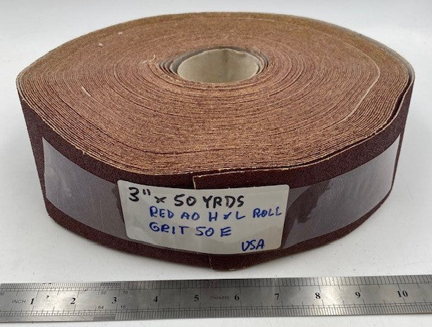 3" RED HOOK & LOOP (USA) ROLL