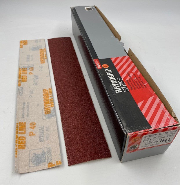 2 3/4" X 16 1/2" H&L INDASA RED A.O. RESIN FILE BOARD SHEETS