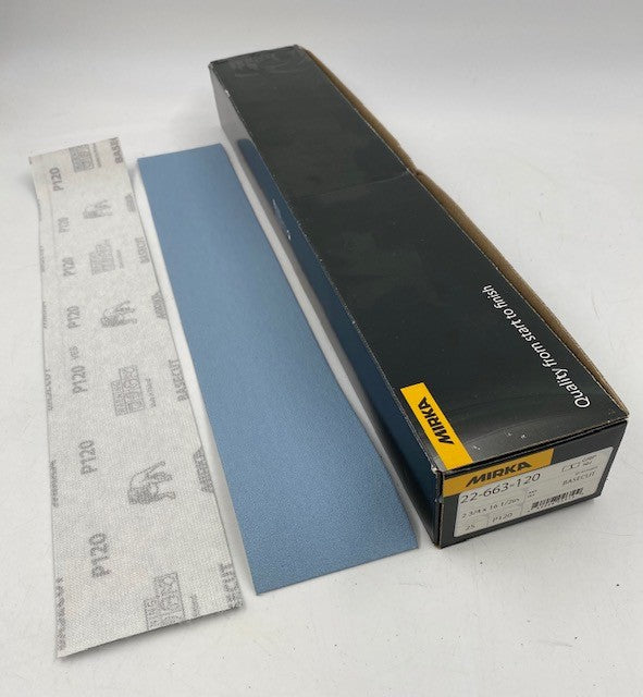 2 3/4" X 16 1/2" H&L MIRKA BASECUT FILE BOARD SHEETS