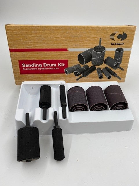 1/2", 3/4", 1" & 1 1/2" diam X 2" 4 Drums & 12 Sleeves (3 ea size - FIN, MED, CRS) KIT
