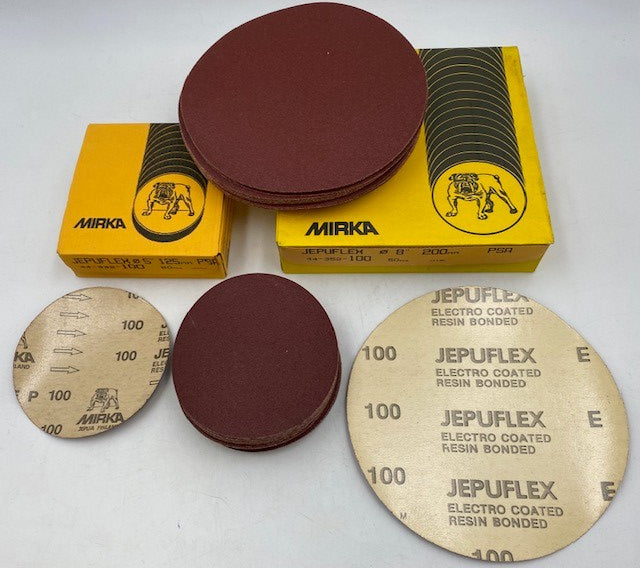 5" & 8" SOLID PSA PREMIUM MIRKA RED JEPUFLEX DISCS