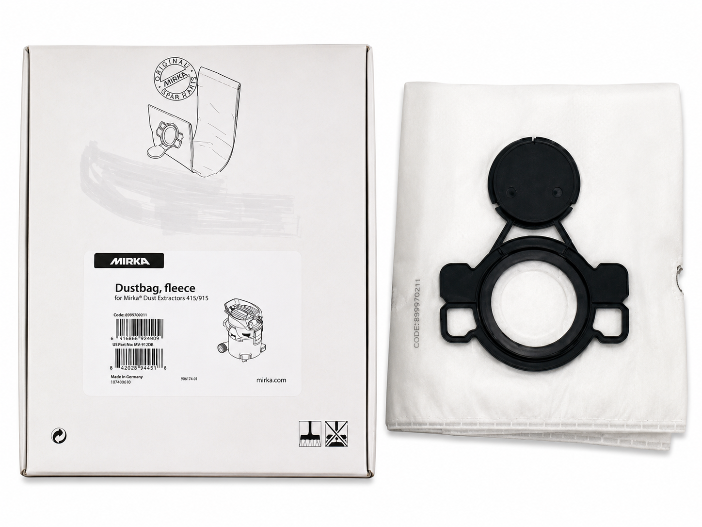 MIRKA DUST BAGS MV-912DB (OLD TYPE)