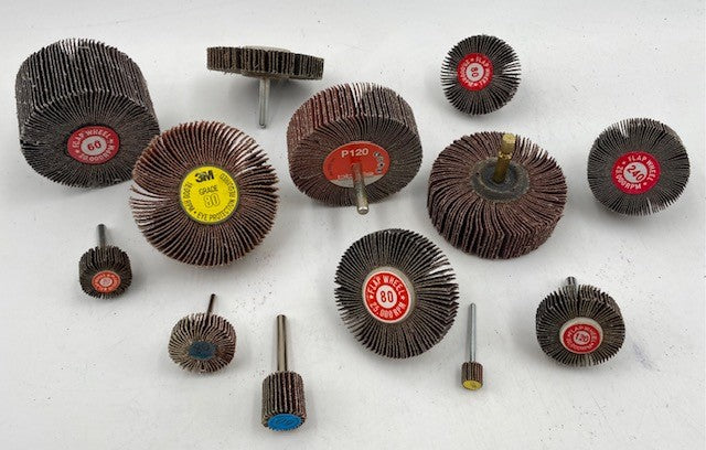 Mounted Flap Wheel 1 1/2" X 1" X 1/4"