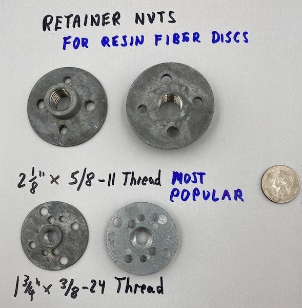 RETAINER NUT 1 3/4" DIAM X 3/8-24 THREAD