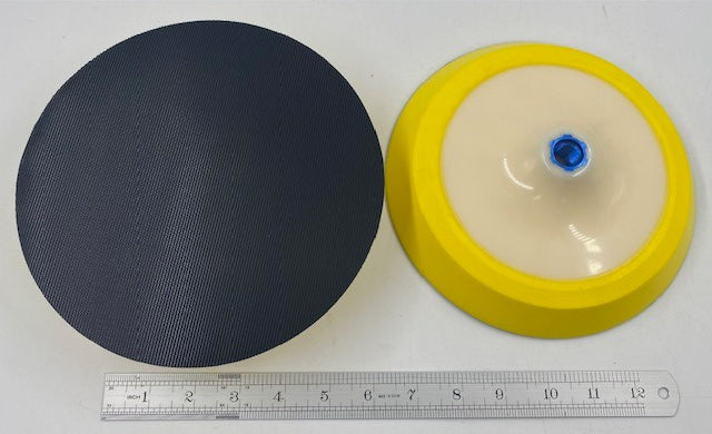 8" SOLID 5/8"-11 FEMALE THREAD MED. DENSITY BACKUP PAD (IMPORT) H&L