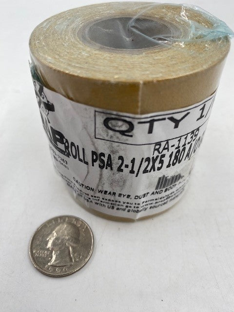2 1/2" X 5 YRD GOLD PSA ROLL USA