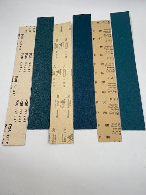 2 3/4" X 17 1/2" PLAIN ZIRCONIA FILE BOARD SHEETS