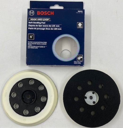 5" 8 HOLE 5/8" THICK BACKUP PAD BOSCH RS031 (CENTER BOLT) H&L