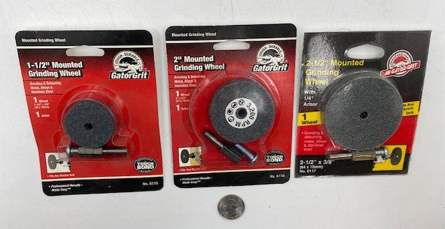 1 1/2", 2" AND 2 1/2"  WITH 1/4" SHANK GRINDING WHEEL (GATOR USA)