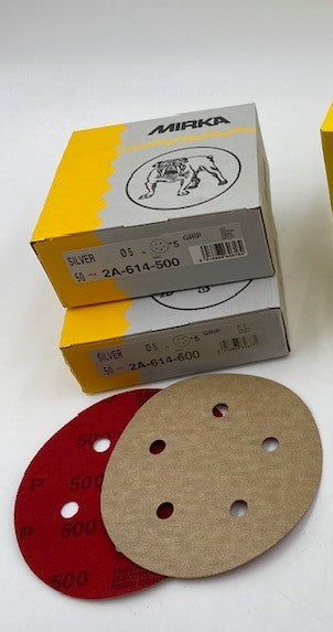 5 HOLE H&L SUPERGRIT MIRKA Q-SILVER DISCS