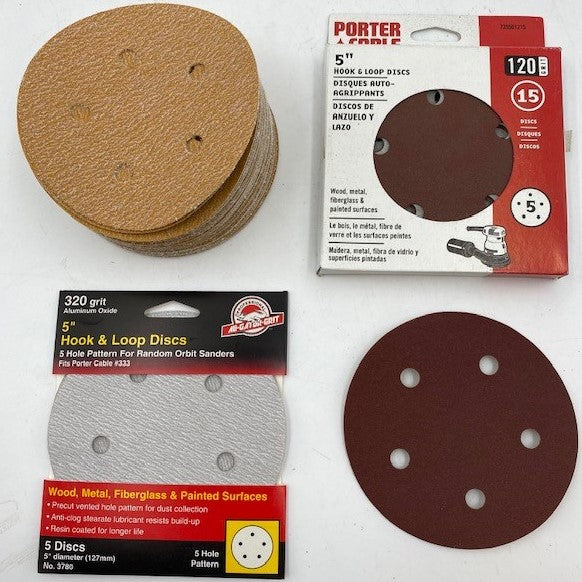 5 HOLE PSA SUPERGRIT NORTON ZIRCONIA DISCS (ROLL)