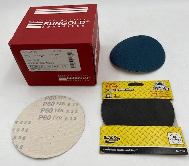 SOLID H&L GATOR BLACK ZIRCONIA DISCS