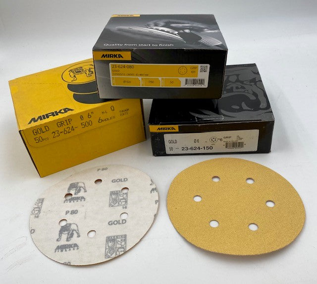 6 HOLE H&L GOLD DISCS