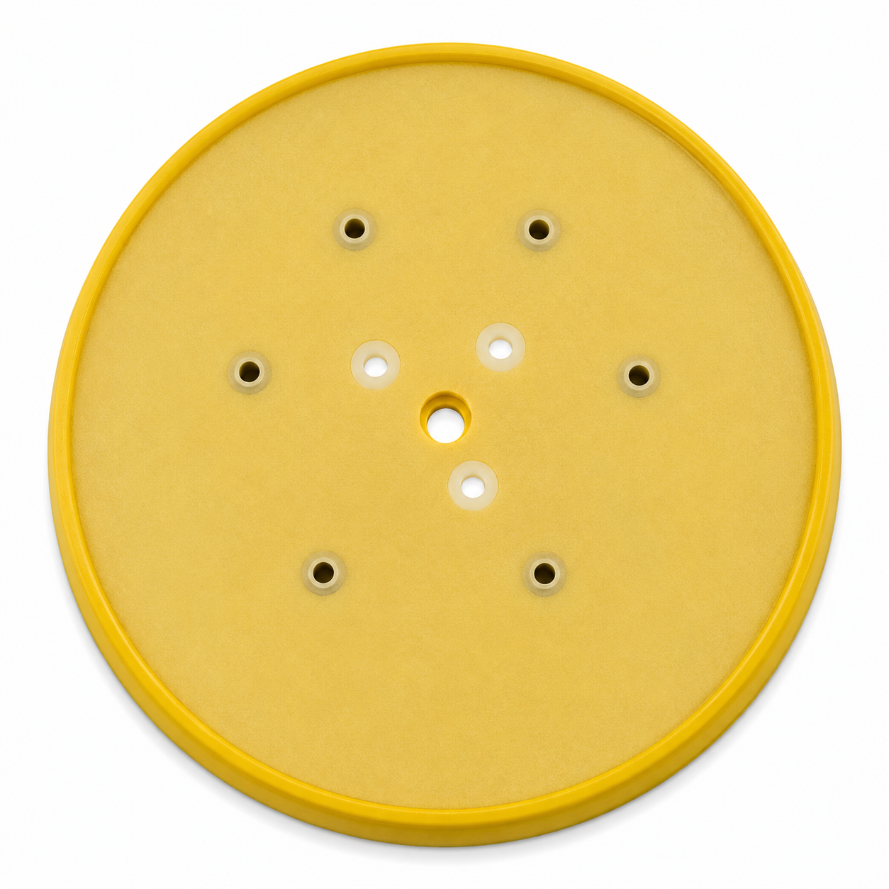 8" SOLID PAD w/6 mounting screw holes MEDIUM DENSITY PSA