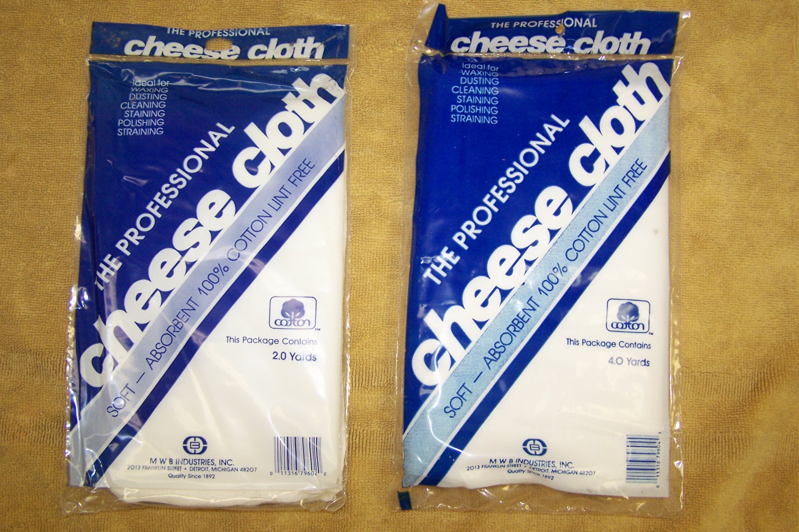24C. 2 YDS LINT-FREE CHEESE CLOTH