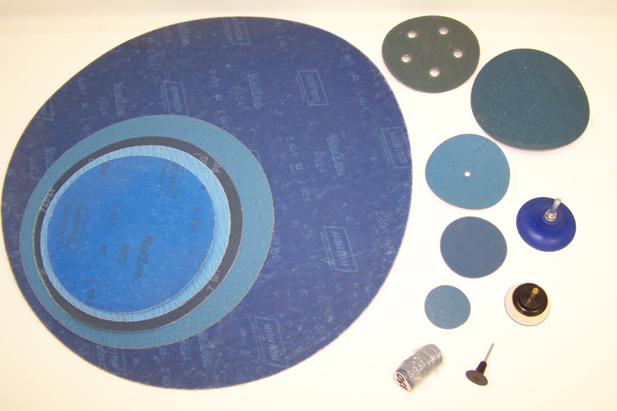 5 HOLES PSA ZIRCONIA CLOTH DISCS