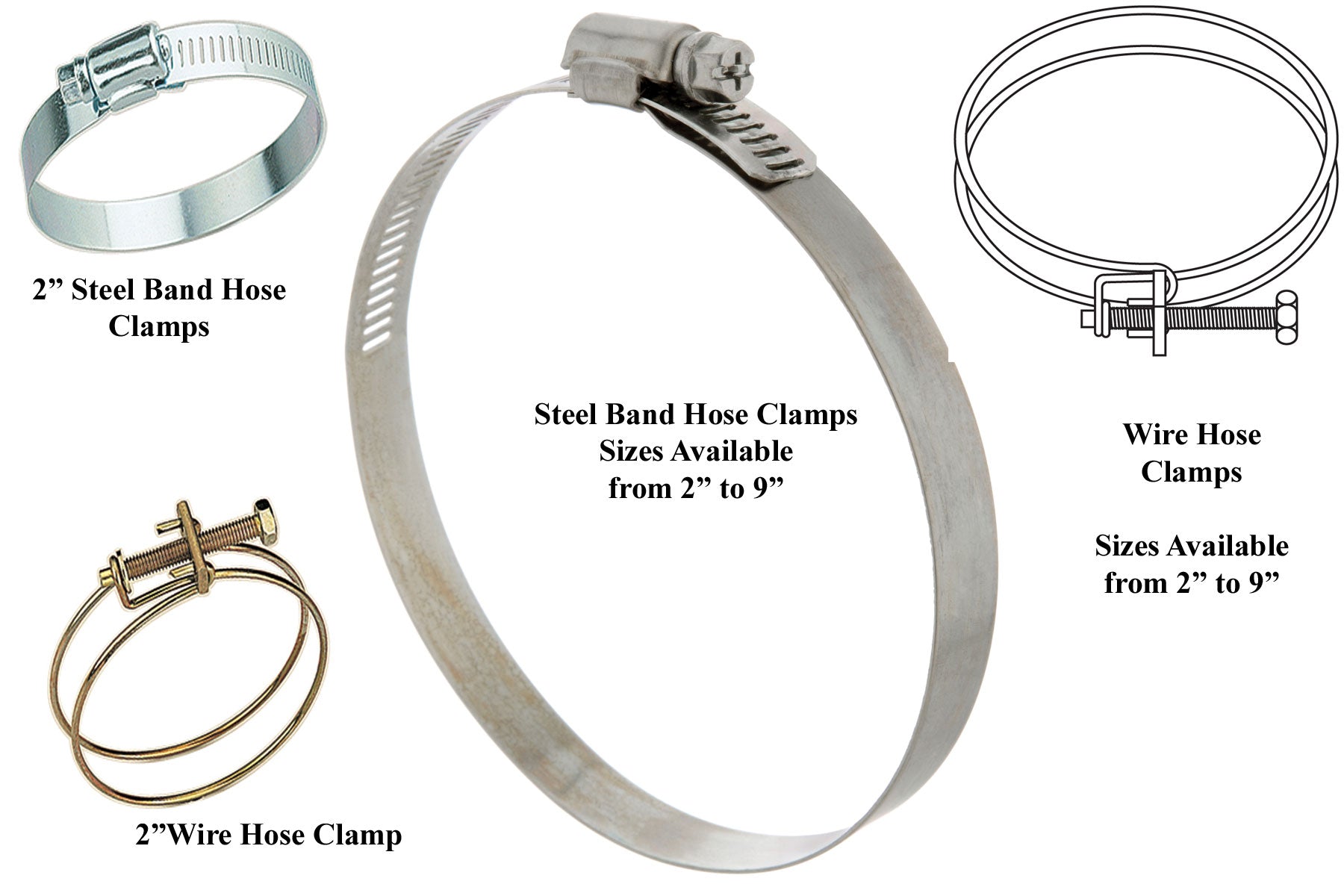 2" HOSE CLAMP - WIRE W1315