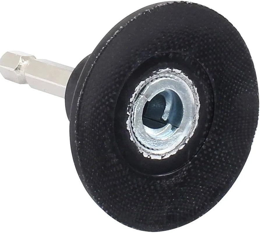 B: 1 1/2" METAL BUTTON HOLDER 1/4" SHANK