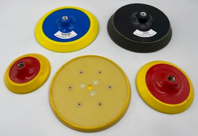 19E. 8" SOLID PAD w/6 mounting screw holes MEDIUM DENSITY PSA