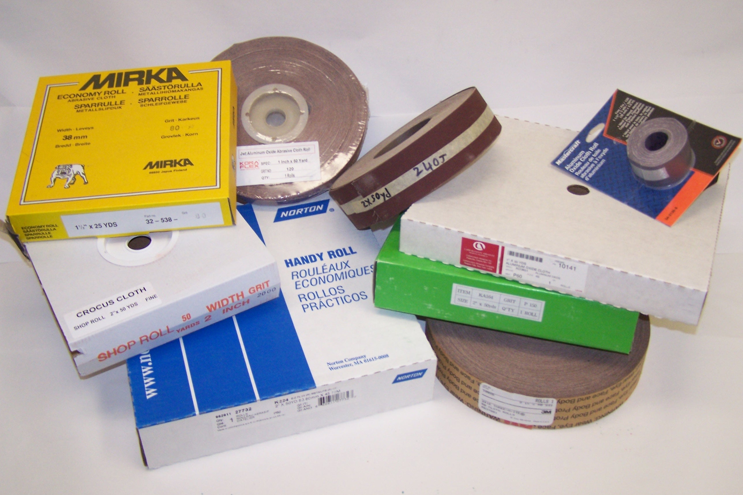 2" X 50 YD (NORTON-USA) AO CLOTH ROLL