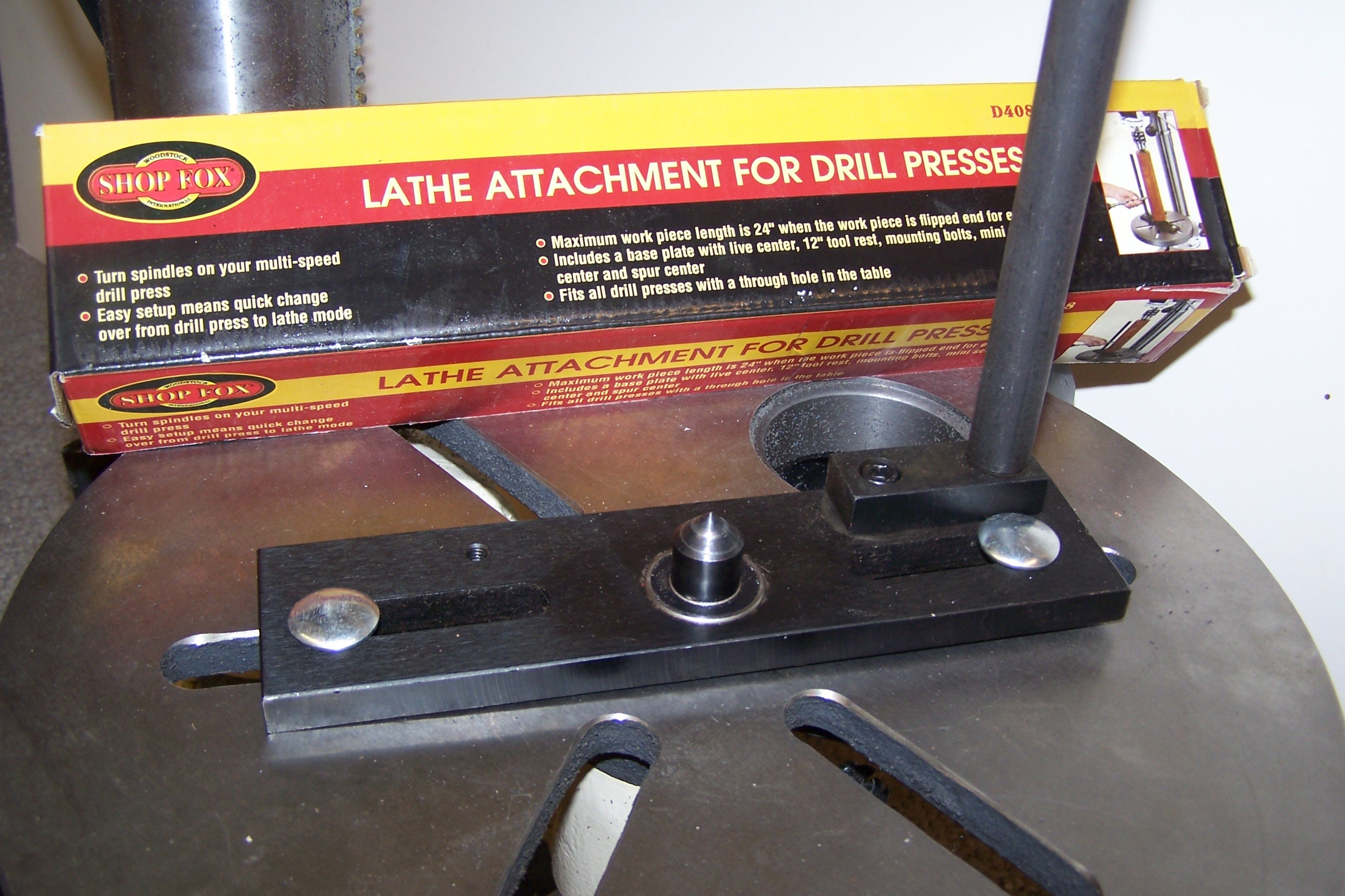 12" LATHE MANDREL ATTACHMENT #D4088