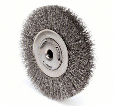 7" X 1" X 5/8" USA CRIMPED WIRE WHEEL (WEILER) .014 WIRE