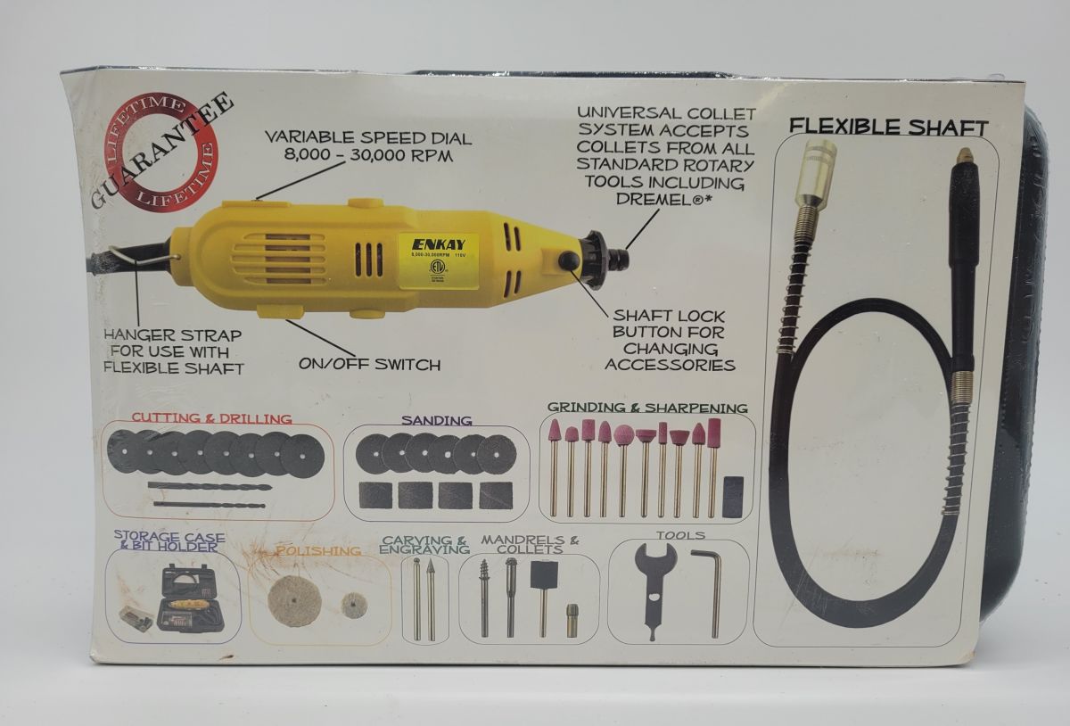 ENKAY ROTARY TOOL W/ 40 ACCESSORIES